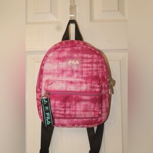 Fila Pink Tie-Dye Backpack